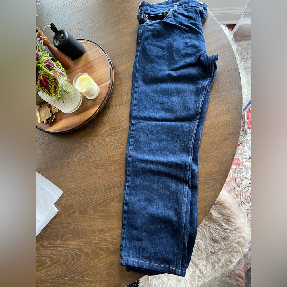 Mens Buck Mason Japanese Selvedge Full Saddle denim jeans. NWOT